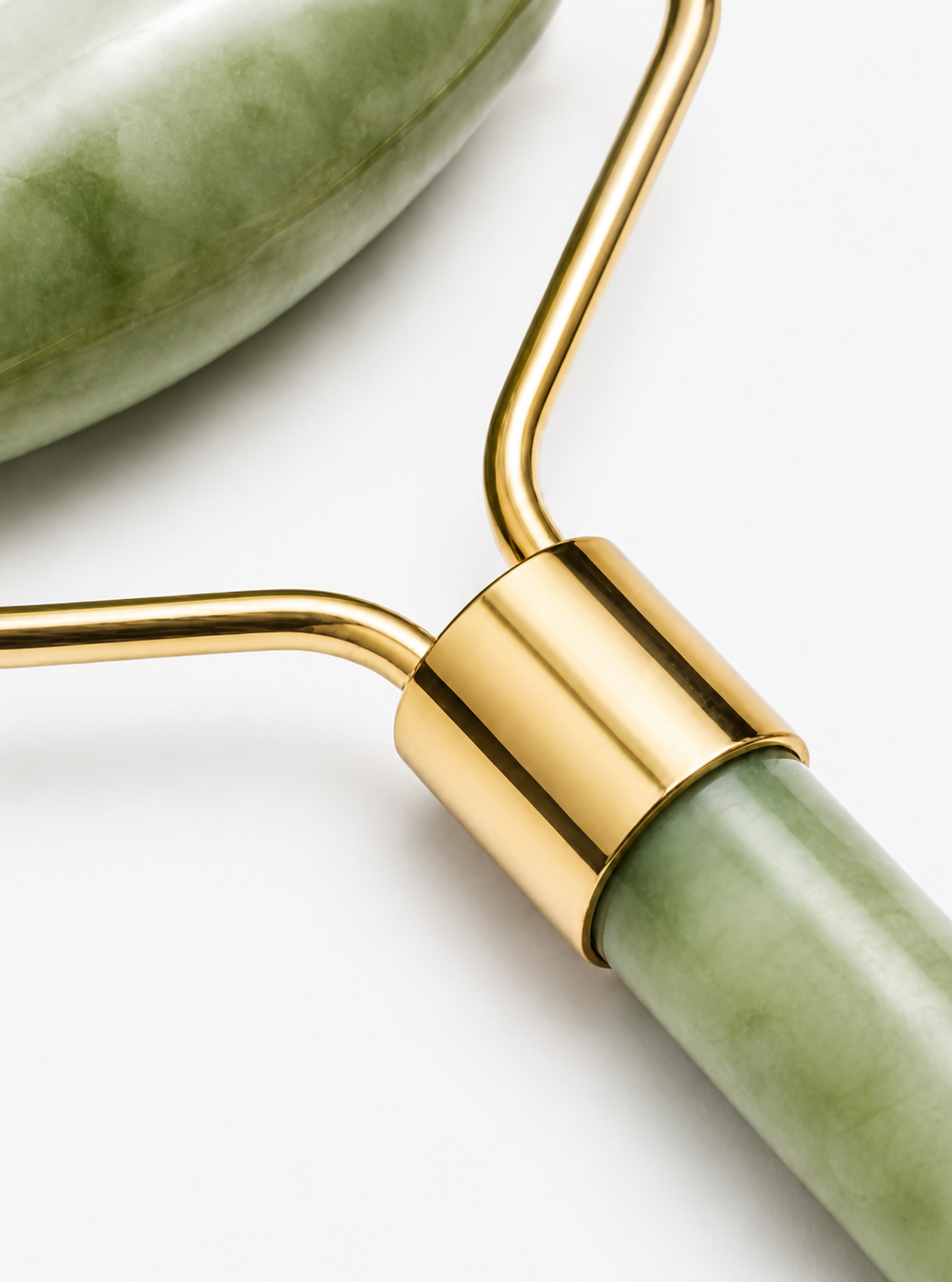 Jade Roller & Gua Sha Stone Set - Natural Cooling Facial Massage Tool for Glowing Skin