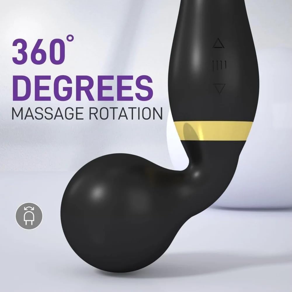 DualPulse 360° Pro Vibrating Massager | Dual Head & Tail Vibration Personal Relaxer